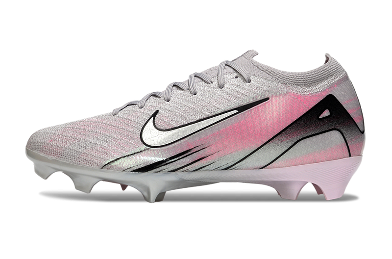 Chuteira Nike Air Zoom Mercurial Vapor 16 Elite FG - Prata e Rosa