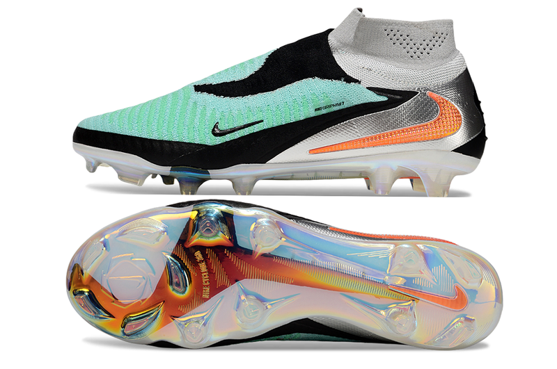 Chuteira Nike Phantom 6 Elite FG - Azul e Branco