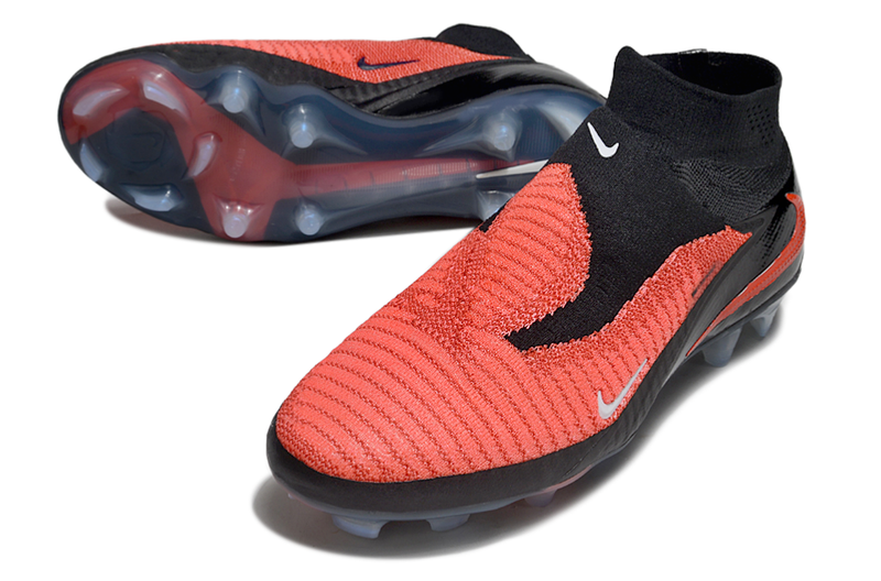 Chuteira Nike Phantom 6 Elite FG - Preta e Vermelha