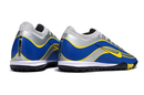 Chuteira Society Nike Air Zoom Mercurial Vapor 16 Elite R9 TF - Cinza, Azul e Amarela