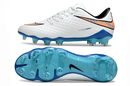 Chuteira Nike Hypervenom Elite FG - Branca e Azul