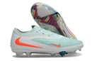 Chuteira Nike Phantom 6 Elite FG - Branco, azul e laranja