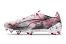 Puma Ultra 5 Ultimate FG - Branca, Preta e Rosa