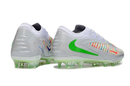 Chuteira Nike Phantom 6 Elite FG - Branco e Verde - EA FC