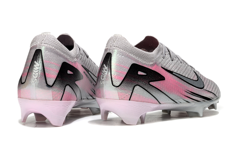 Chuteira Nike Air Zoom Mercurial Vapor 16 Elite FG - Prata e Rosa